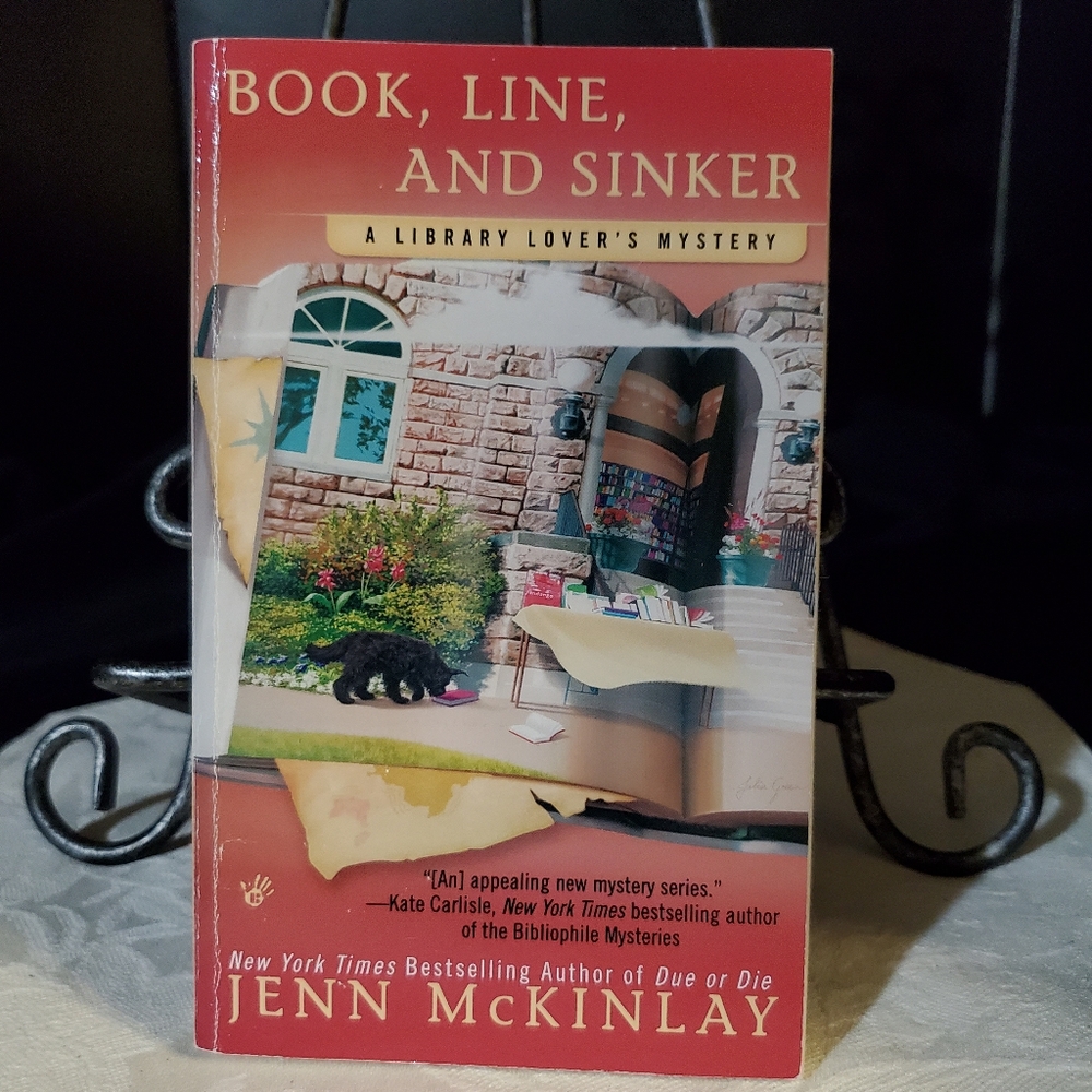 Book-"Book, Line, and Sinker"-A Library Lover's Mystery (Paperback)